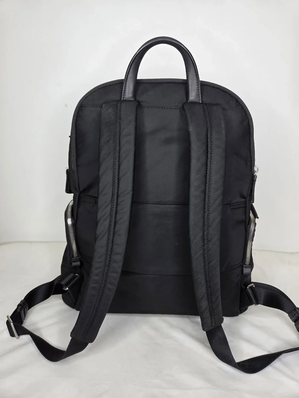 Tumi - Black Nylon Backpack - Sleek Everyday Travel Bag